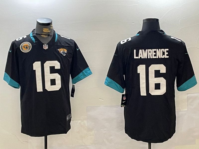 Men Jacksonville Jaguars #16 Lawrence Black Second generation 2024 Nike Limited NFL Jersey style 2->jacksonville jaguars->NFL Jersey